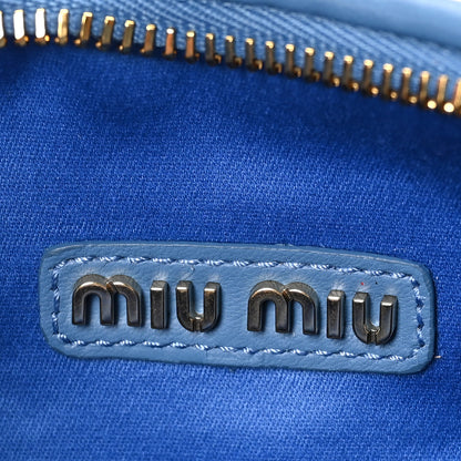 Miu Miu Nappa Matelasse Small Wander Hobo  Onda 6 of 10