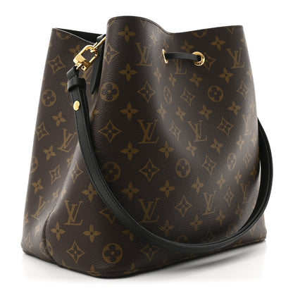 Louis Vuitton Monogram Neonoe MM Black 2 of 9