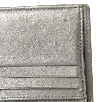 Chanel Lambskin Embossed Camellia French Wallet Black 13 of 21