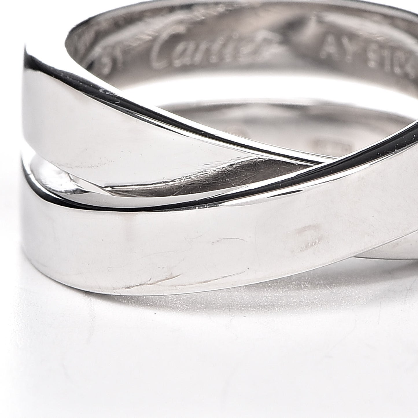 18K White Gold 9mm Paris Nouvelle Vague Ring 51 5.75