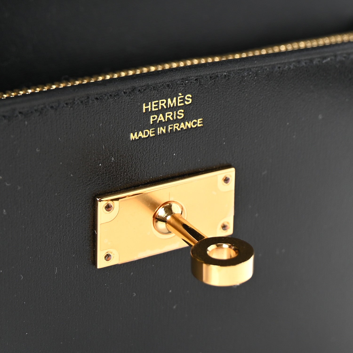 Hermes Box Kelly Wallet To Go Black 6 of 10