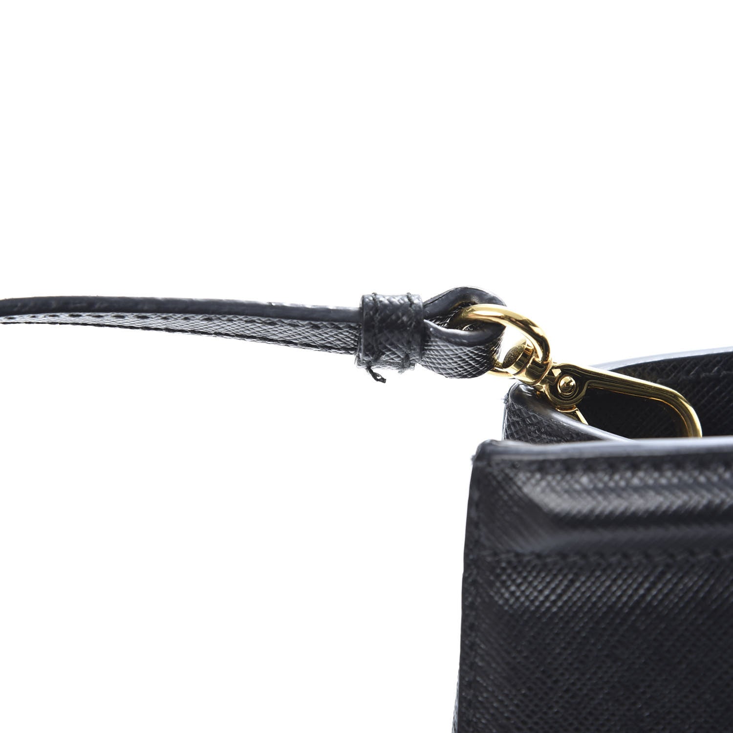 Prada Saffiano Lux Small Parabole Tote Black 12 of 12