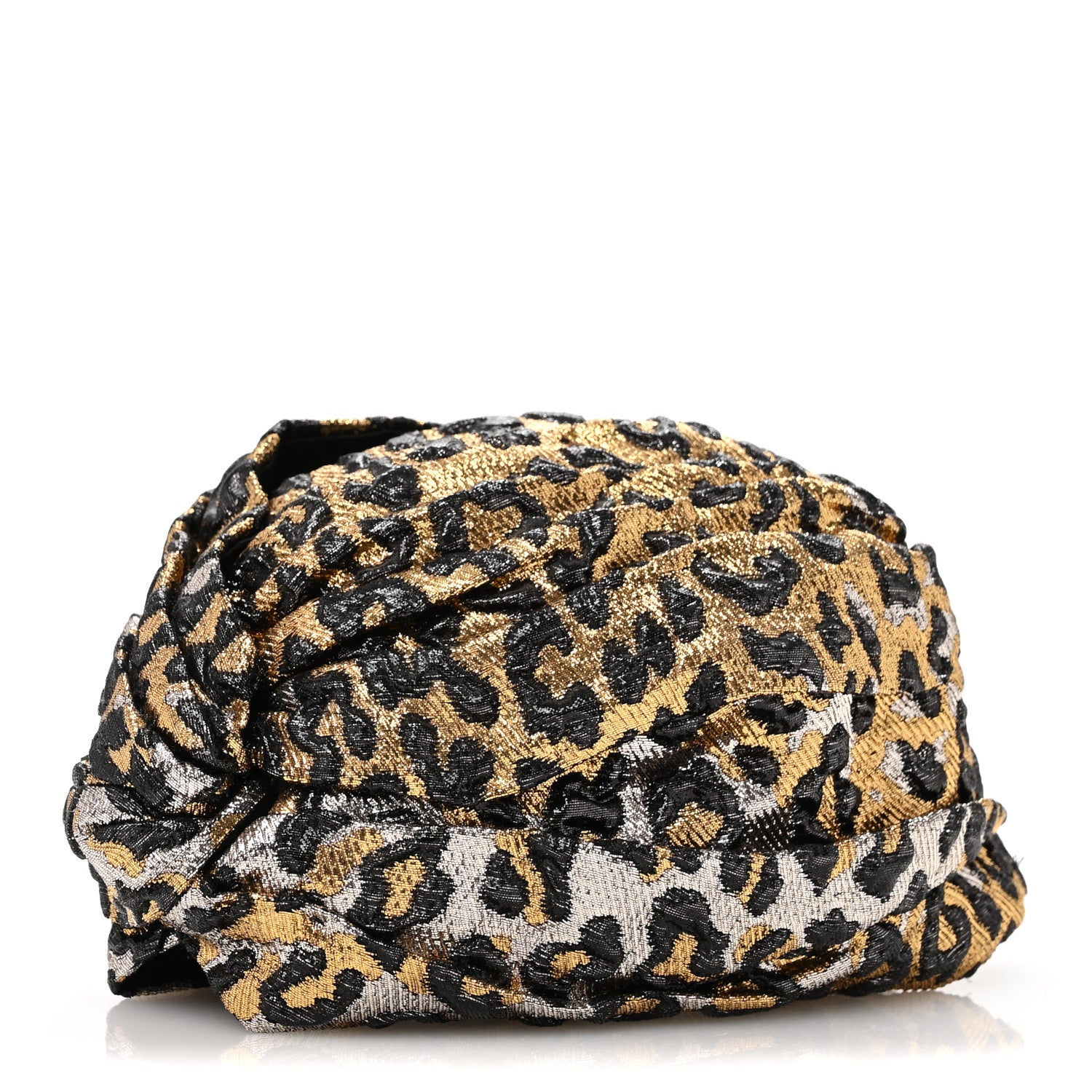 Gucci Metallic Leonte Turban Black Gold 1 of 9
