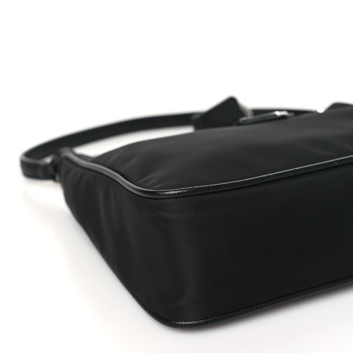 Tessuto Nylon Saffiano Mini Re-Edition 2005 Bag Black