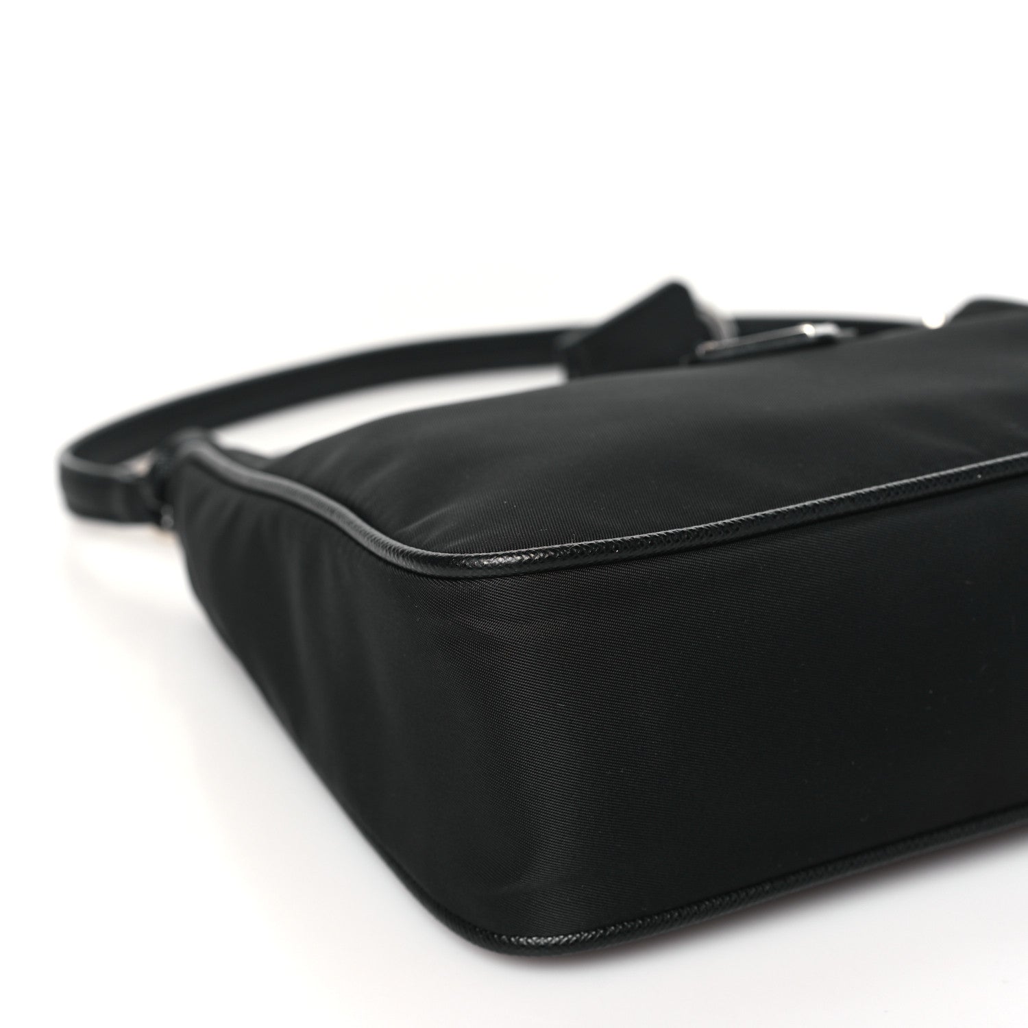 Prada Tessuto Nylon Saffiano Mini Re-Edition 2005 Bag Black 9 of 11