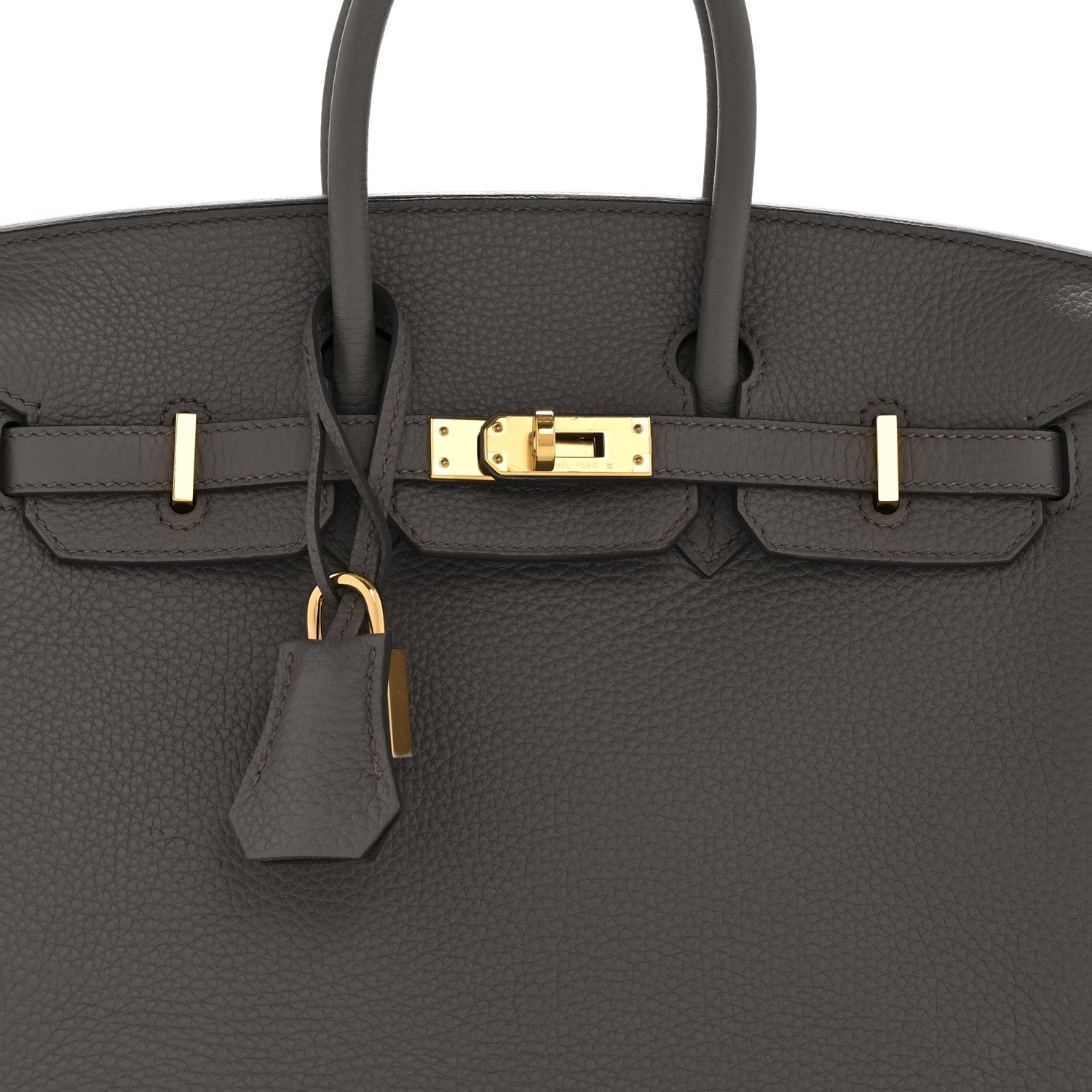 Hermes Togo Birkin 25 Etain 8 of 13
