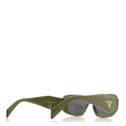 Prada Acetate Symbole Sunglasses SPR 17W Green 4 of 8