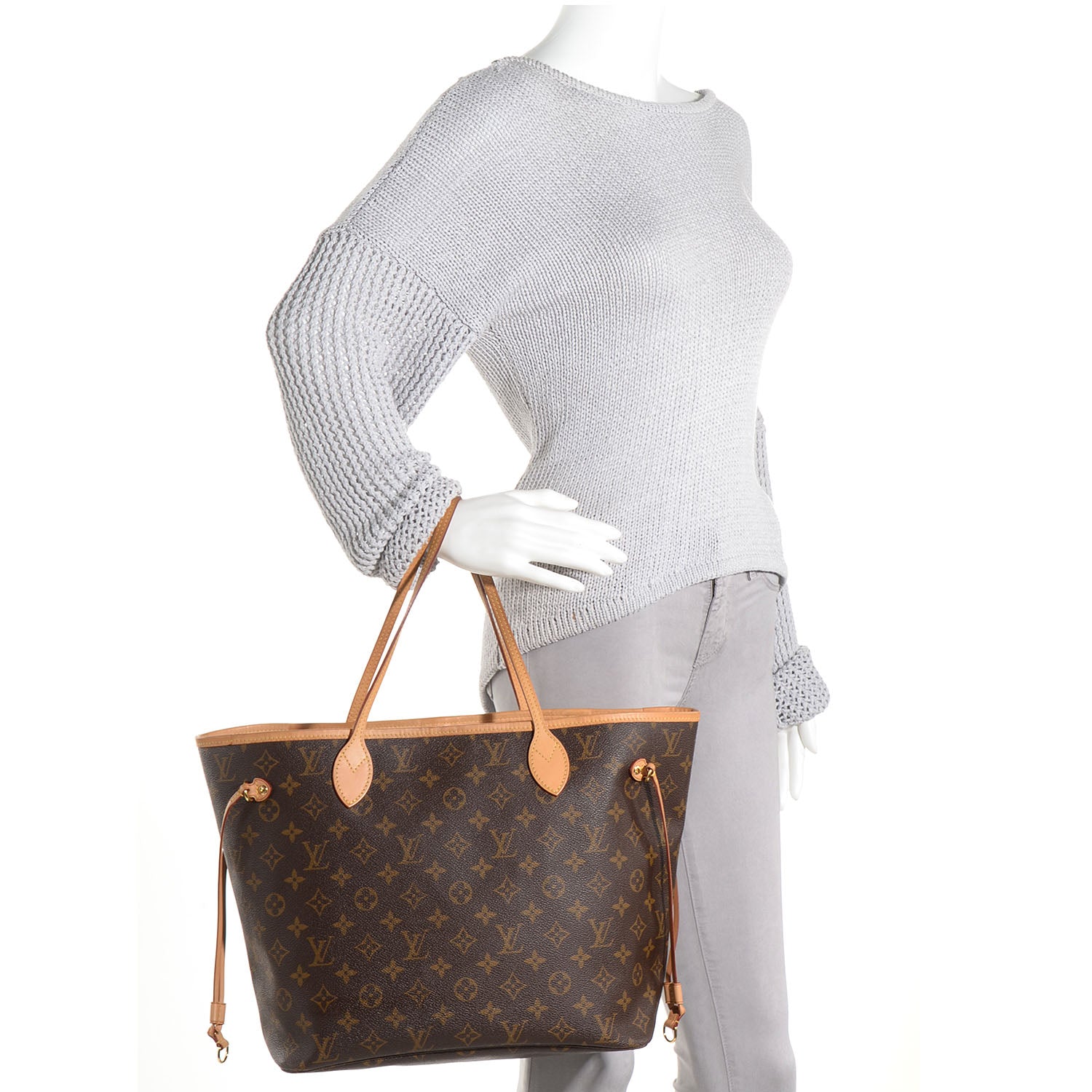 Louis Vuitton Monogram Neverfull MM 2 of 7