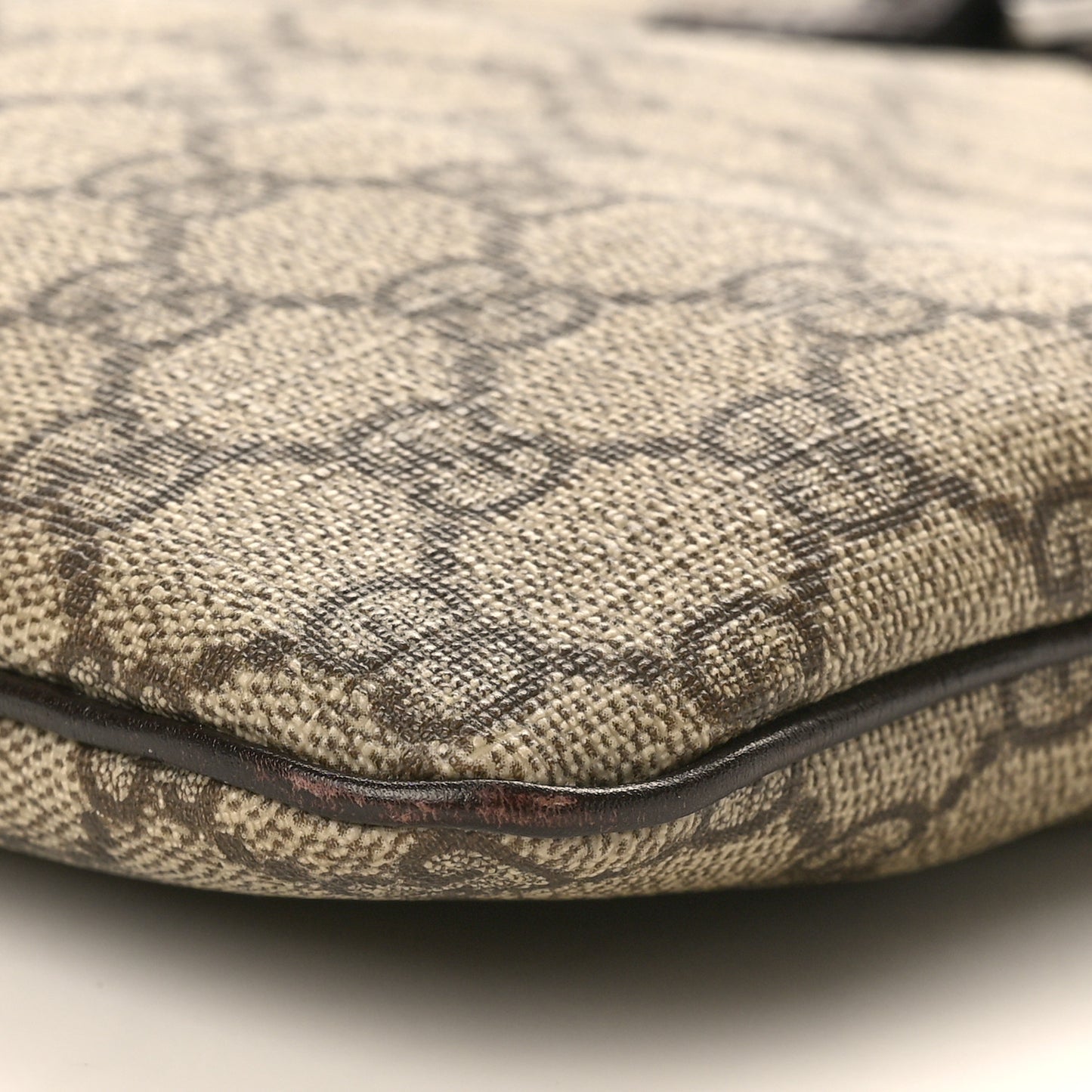 GG Supreme Monogram Mini Vertical Tote Dark Brown