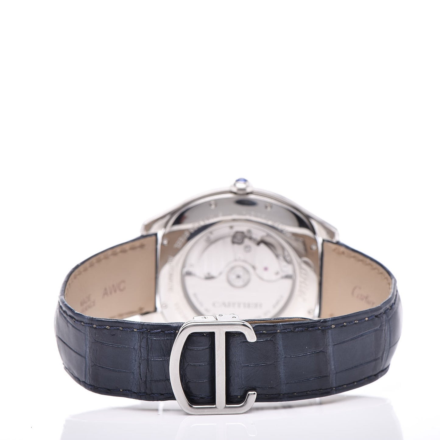 Stainless Steel Alligator 41mm Drive De Cartier Automatic Watch