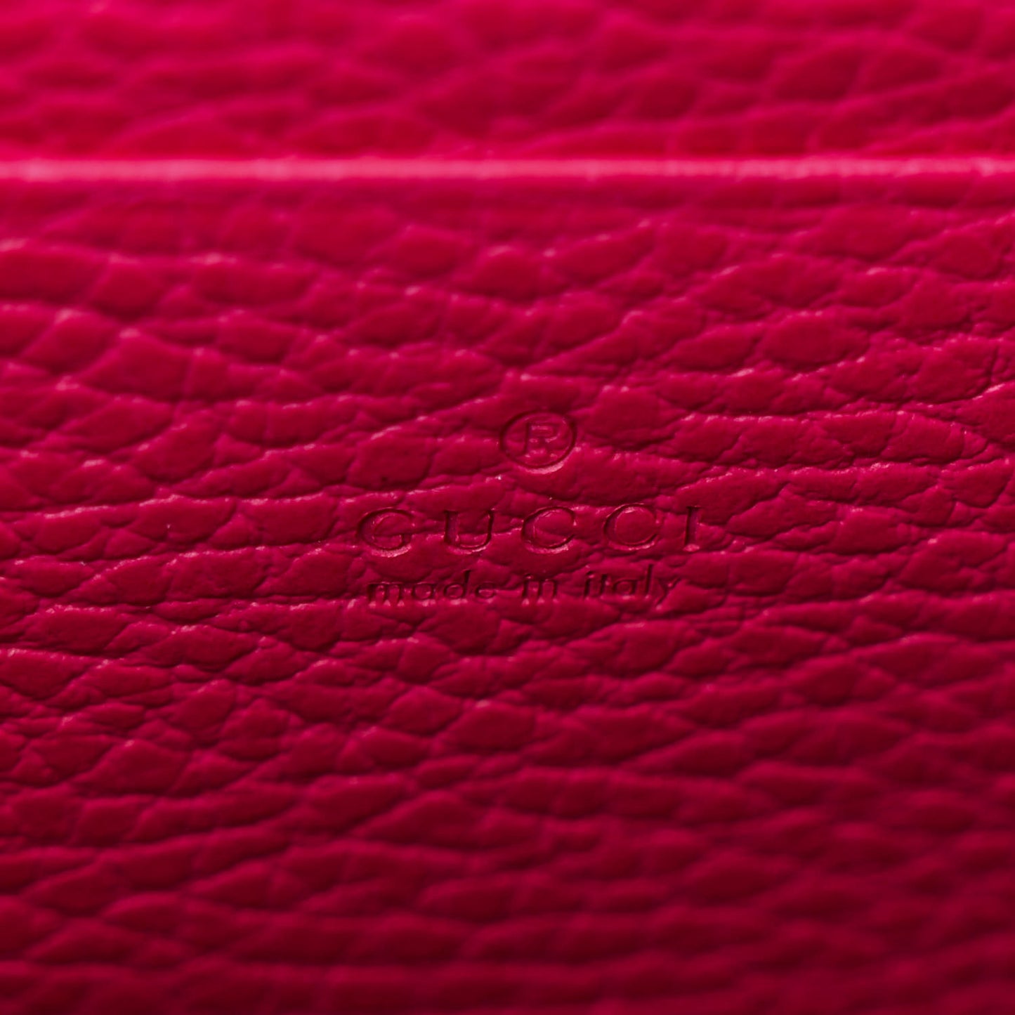 Dollar Calfskin Crystal Mini Dionysus Chain Wallet Box Pink