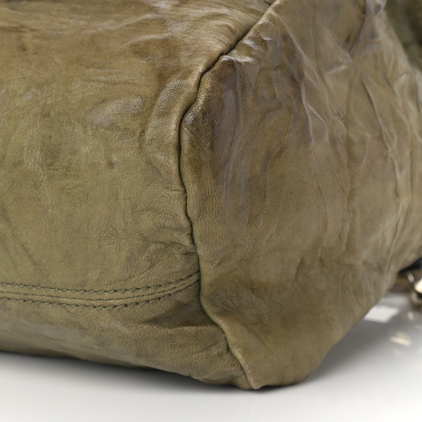 Tumbled Sheepskin Medium Pandora Khaki