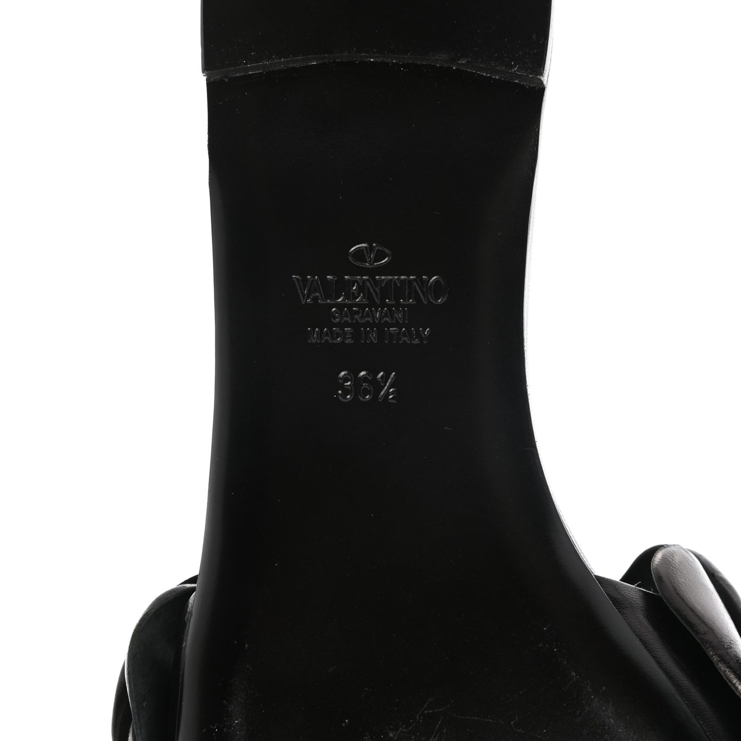 Nappa Atelier 03 Rose Edition Slide Sandals 36.5 Black