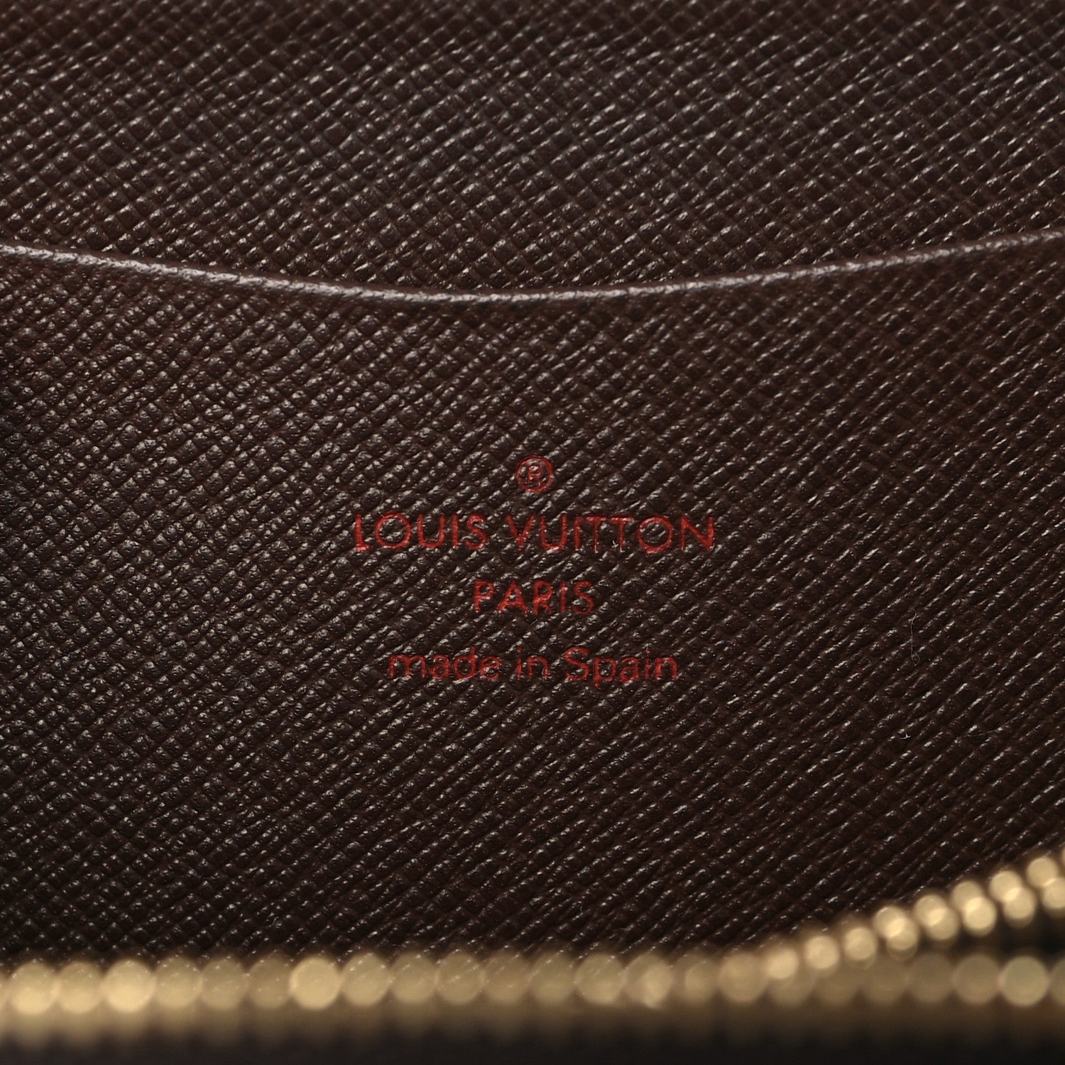 Louis Vuitton Damier Ebene Porte-Monnaie Zippe Zippy Wallet 6 of 6