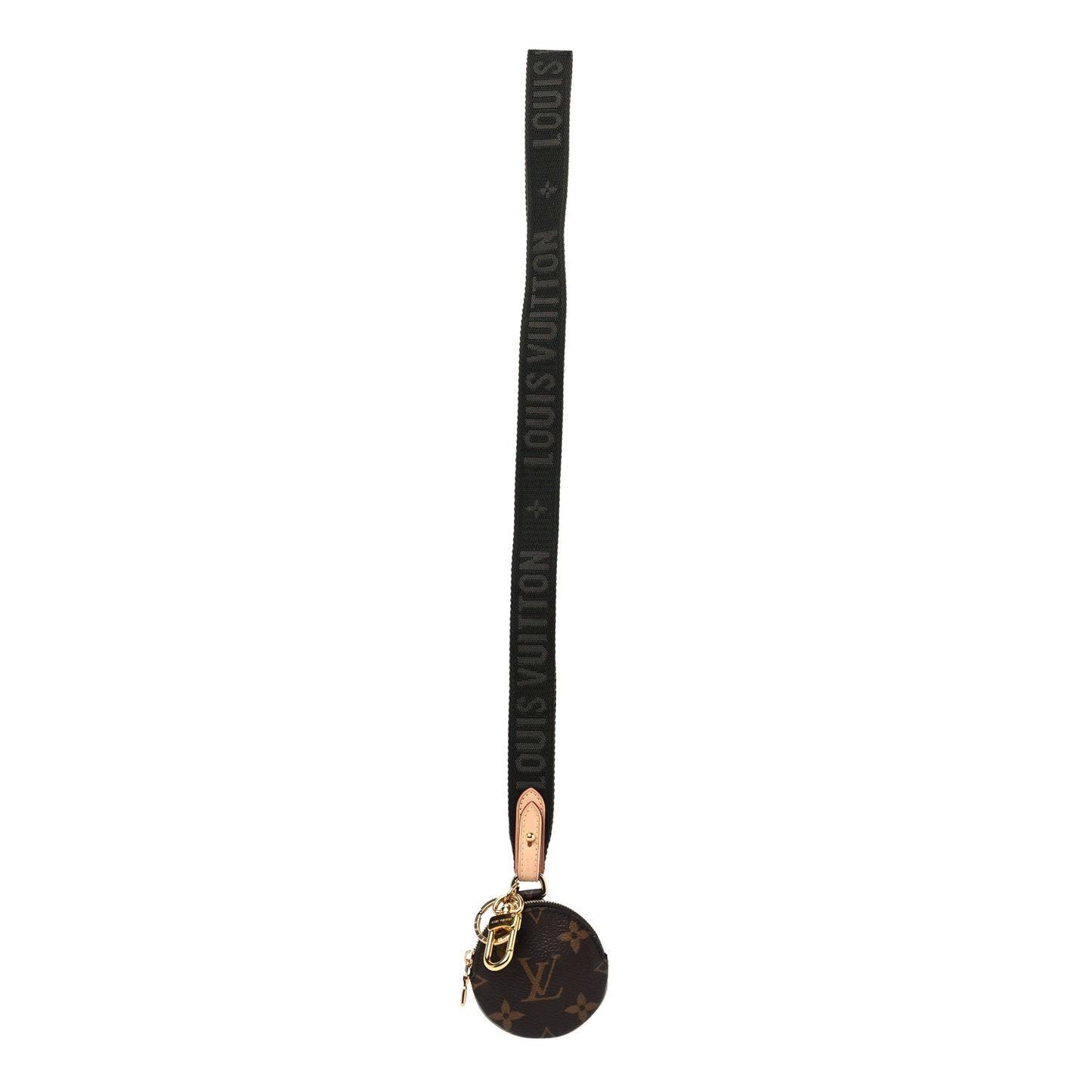 Monogram Multi Pochette Accessories Lanyard Key Holder Kaki