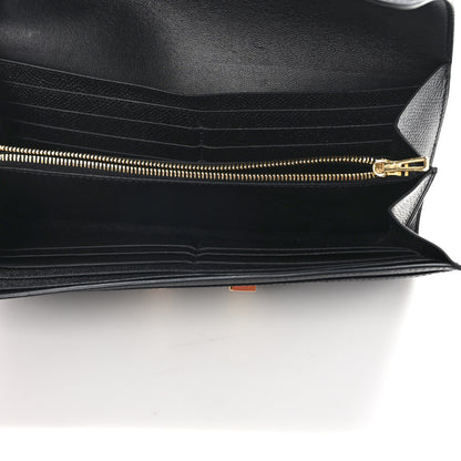 Hermes Epsom Constance Long Wallet Black 5 of 13