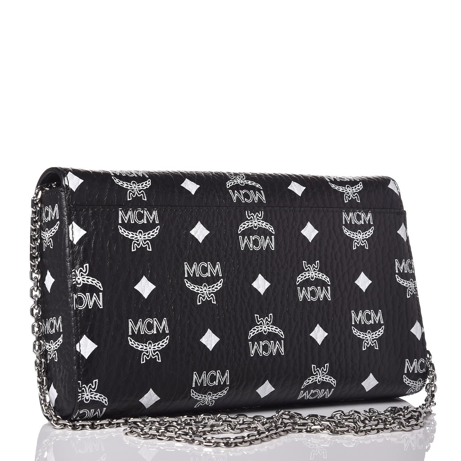 MCM Visetos Patricia Wallet On Chain Black 3 of 14