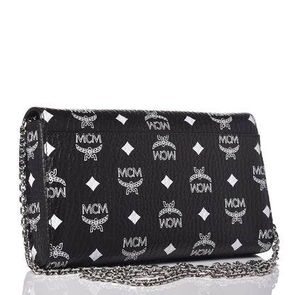 MCM Visetos Patricia Wallet On Chain Black 3 of 14