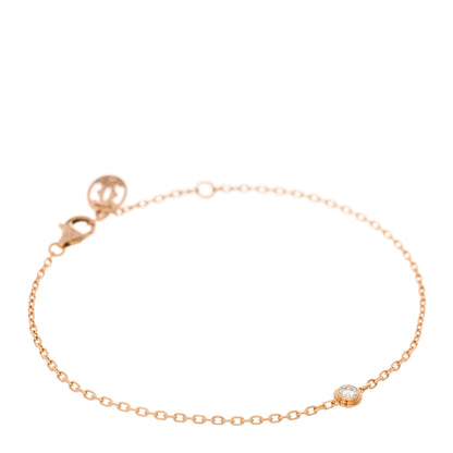 Cartier 18K Pink Gold Diamond SM D'Amour Bracelet 1 of 3