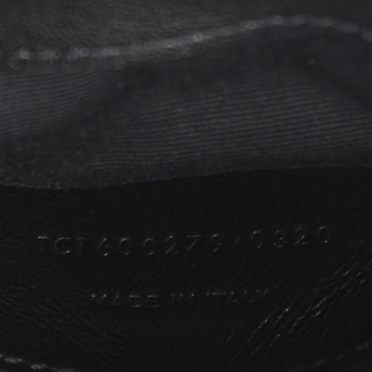 Saint Laurent Sheepskin Matelasse Chevron Monogram Medium College Bag Black 8 of 13