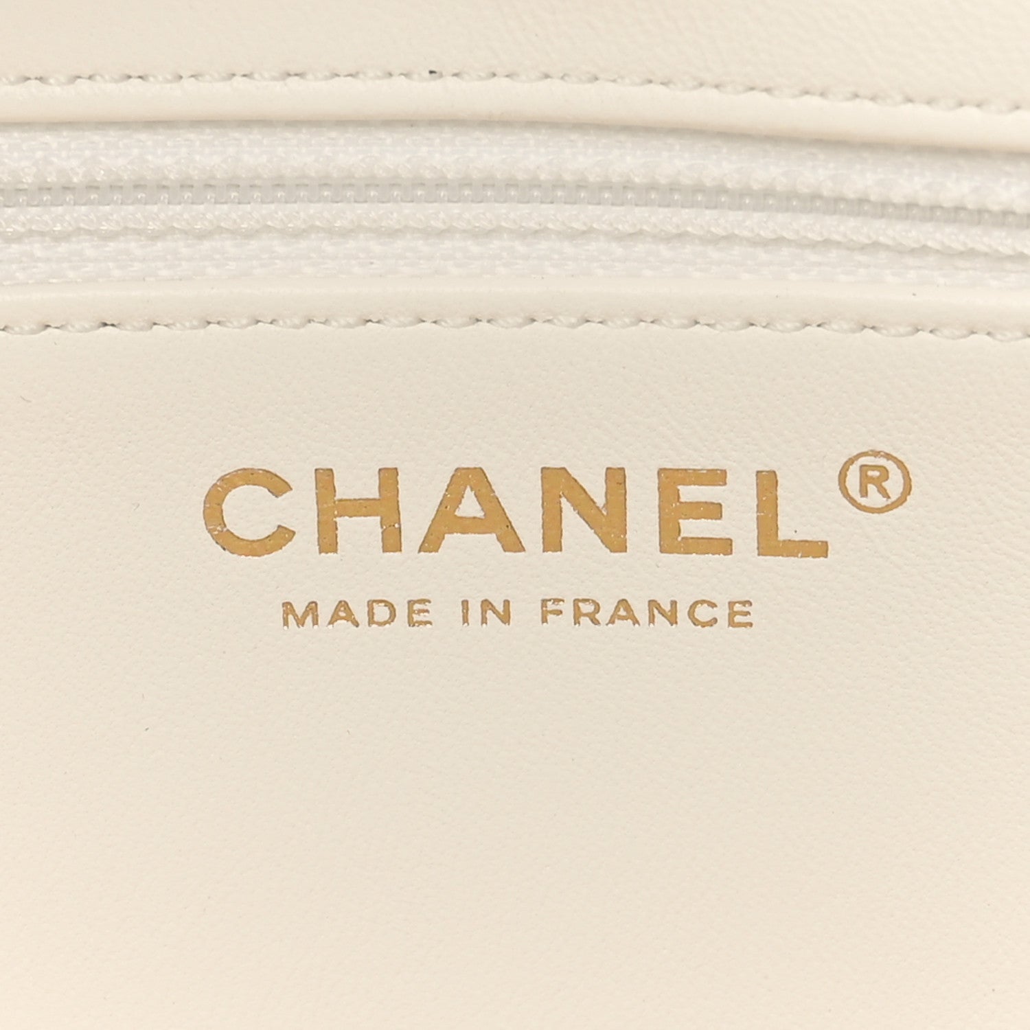 Chanel Raffia Effect Tweed Shopping Tote White Black 6 of 11