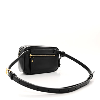 Saint Laurent Calfskin Canvas Monogram Lou Belt Bag Black 3 of 10