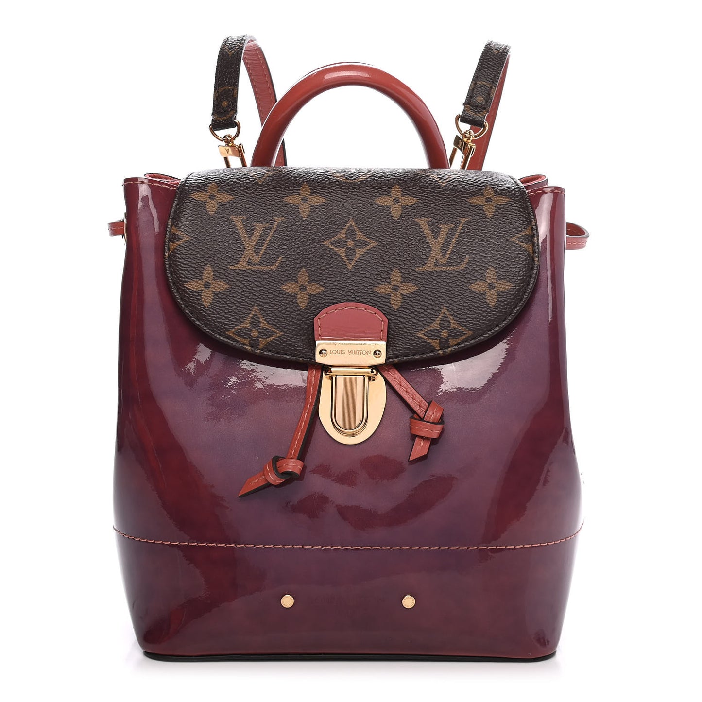 Patent Monogram Hot Springs Backpack Vieux Rose