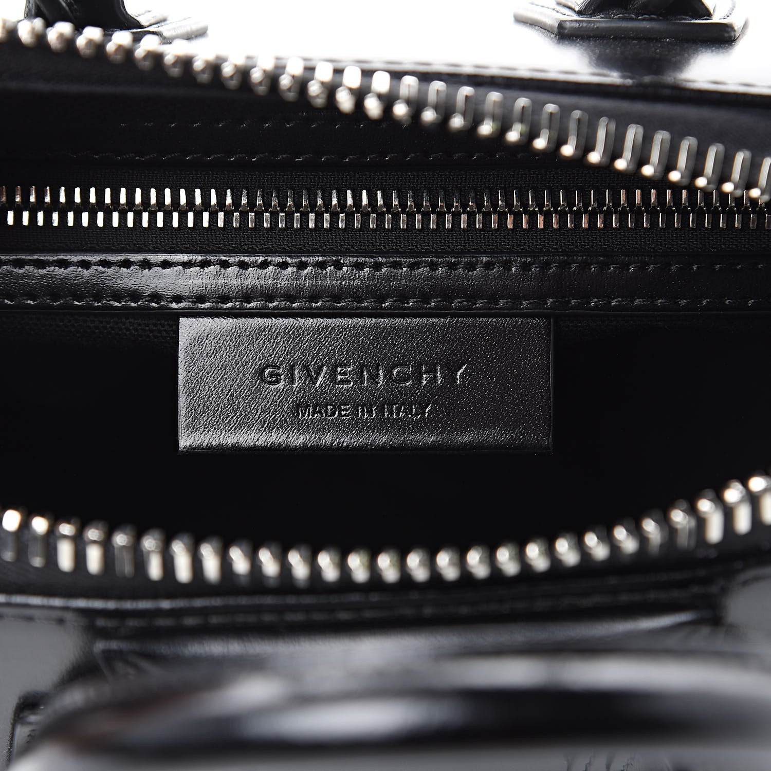 Givenchy Shiny Lord Calfskin Mini Antigona Black 6 of 10