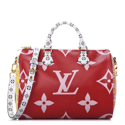 Louis Vuitton Monogram Giant Speedy Bandouliere 30 Rouge 1 of 9