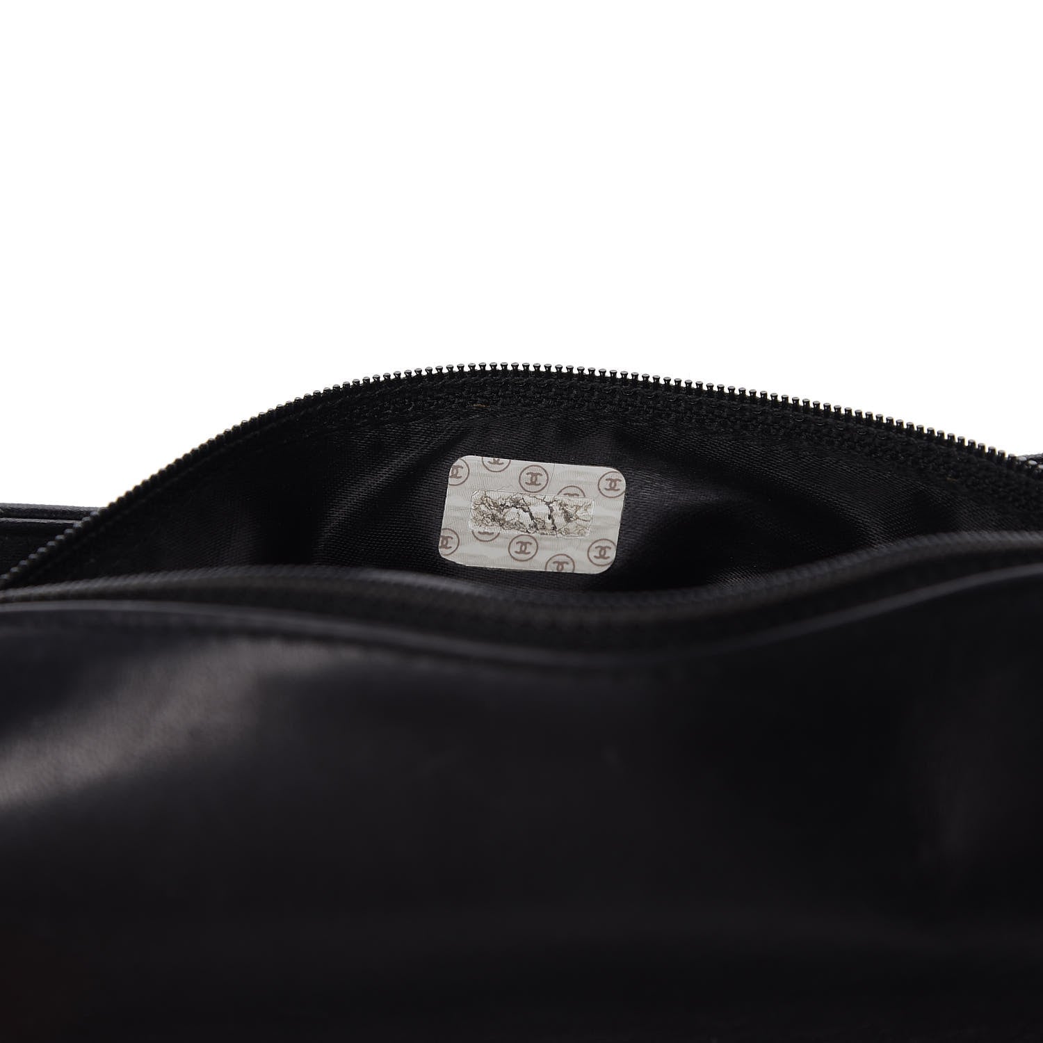 Chanel Lambskin Quilted Shoulder Flap Bag So Black 8 of 9