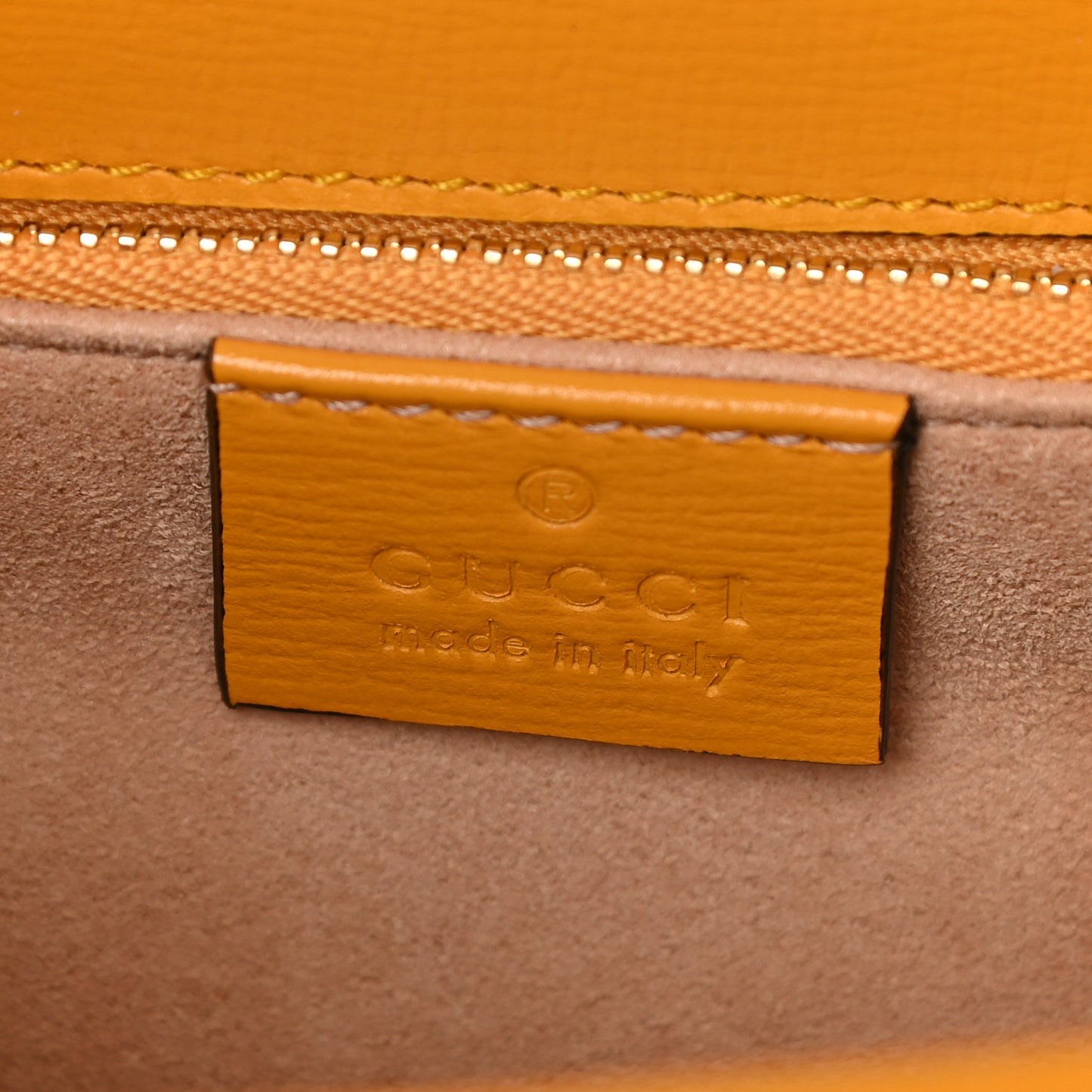 Textured Calfskin Horsebit 1955 Shoulder Bag Yellow