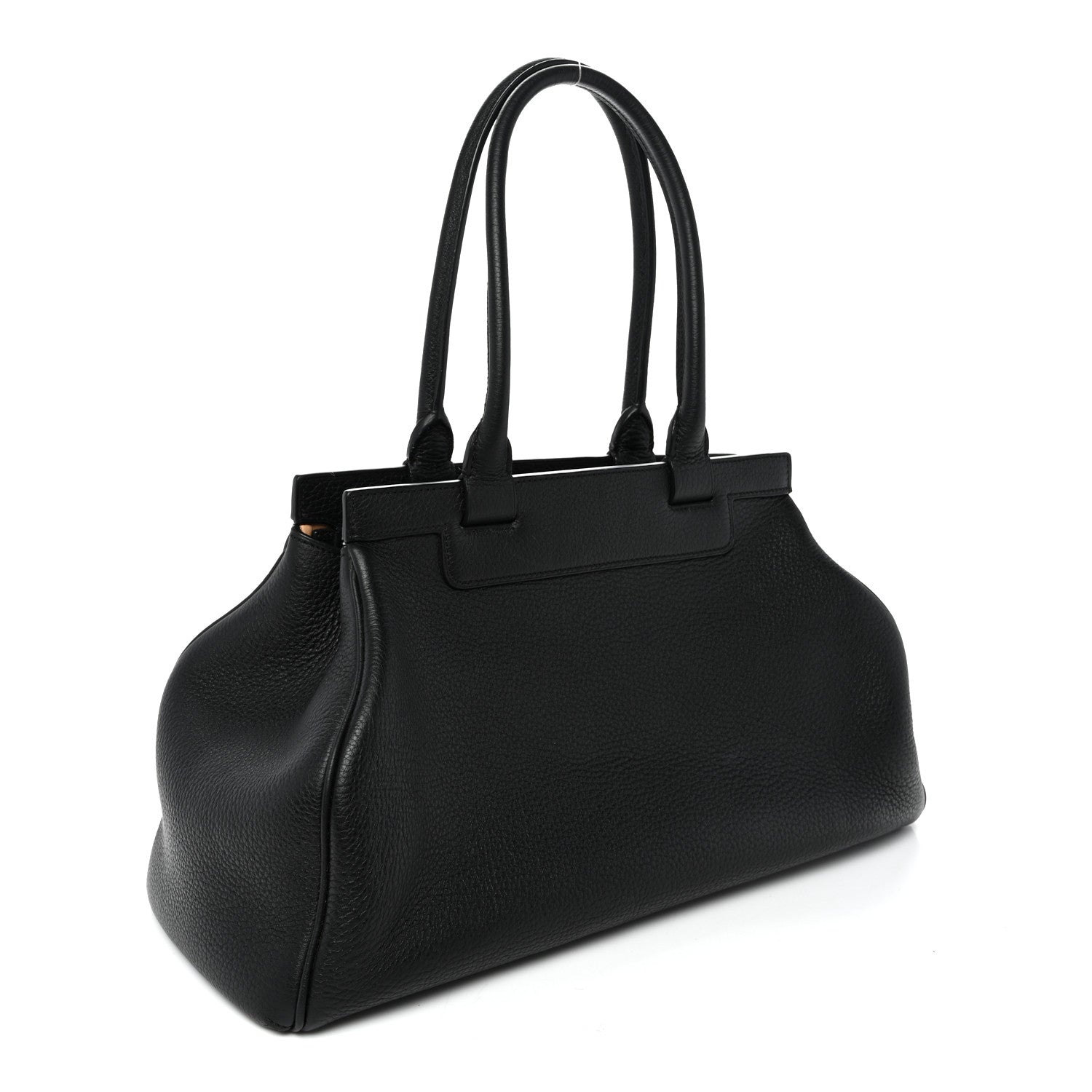 Moynat Taurillon Gex Pauline Tote Black 3 of 10