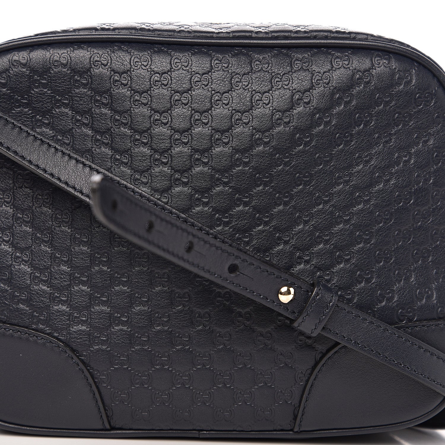 Gucci Soft Microguccissima Mini Bree Messenger Bag Blue 9 of 9