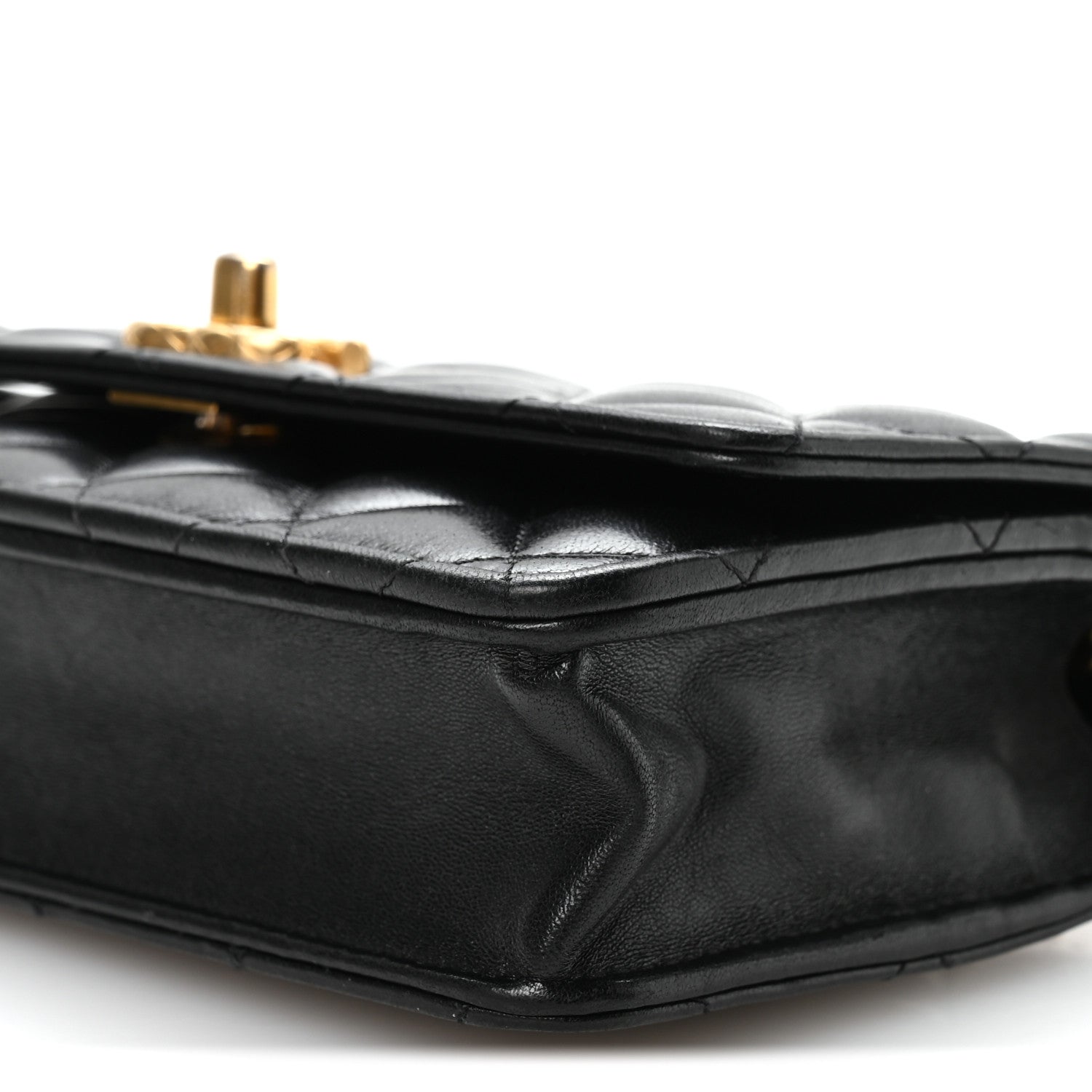 Chanel Lambskin Quilted Pillow Crush Wallet On Chain WOC Black 11 of 11
