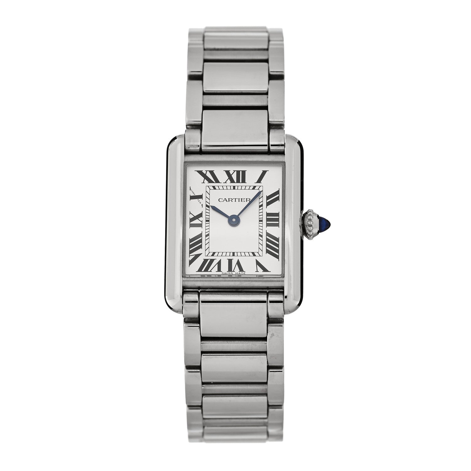 Cartier Stainless Steel 22mm Tank Must Quartz Watch 1 of 5