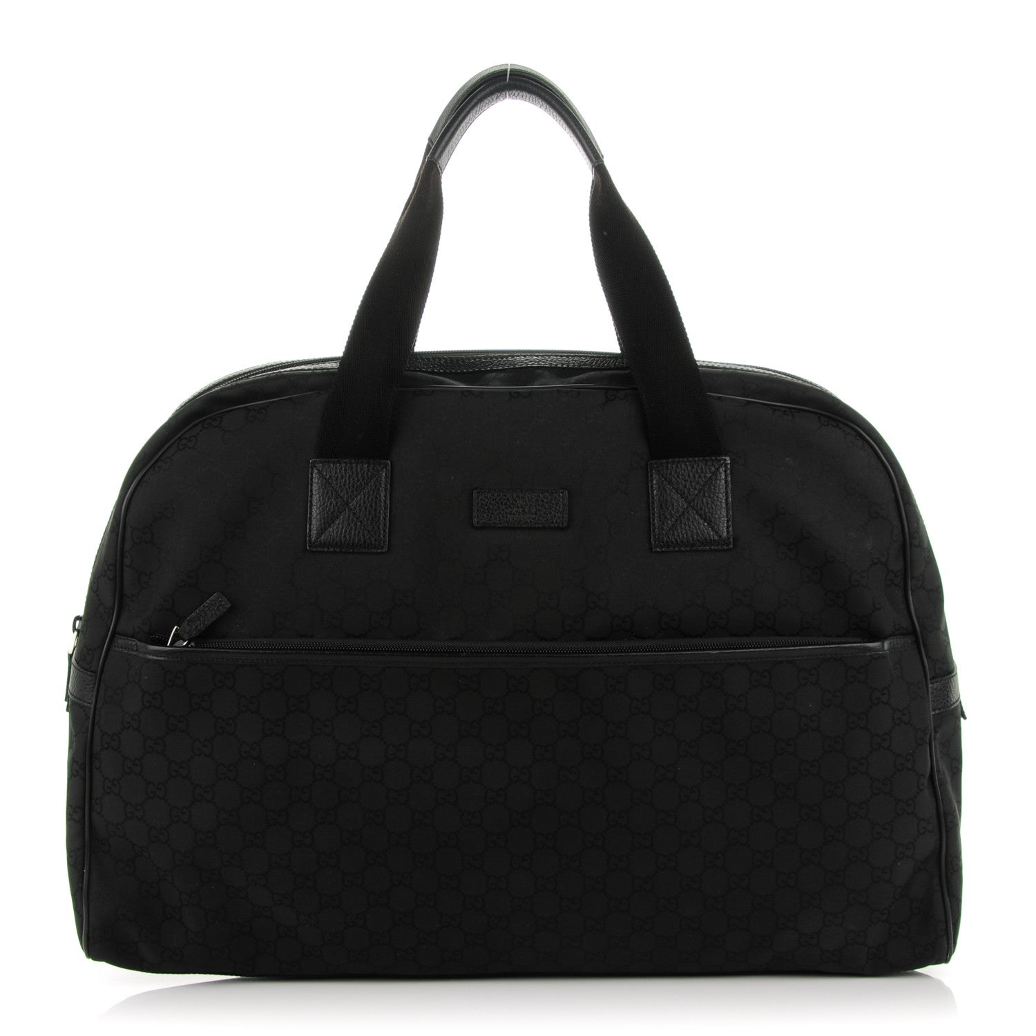 Gucci Nylon Monogram Duffle Bag Black 1 of 7