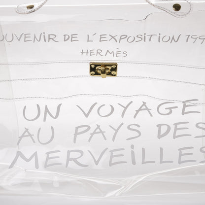 Hermes Vinyl Souvenir De L'Exposition Kelly Transparent 6 of 11