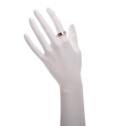 Cartier 18K Pink Gold Sapphire Garnet Amethyst 5.5mm LOVE Ring 53 6.25 2 of 5