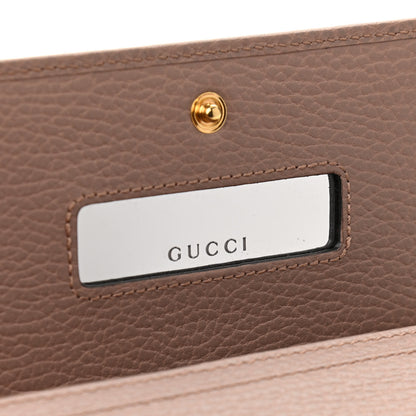 Gucci Dollar Calfskin Petite GG Marmont Wallet Chain Bag Porcelain Rose 8 of 12