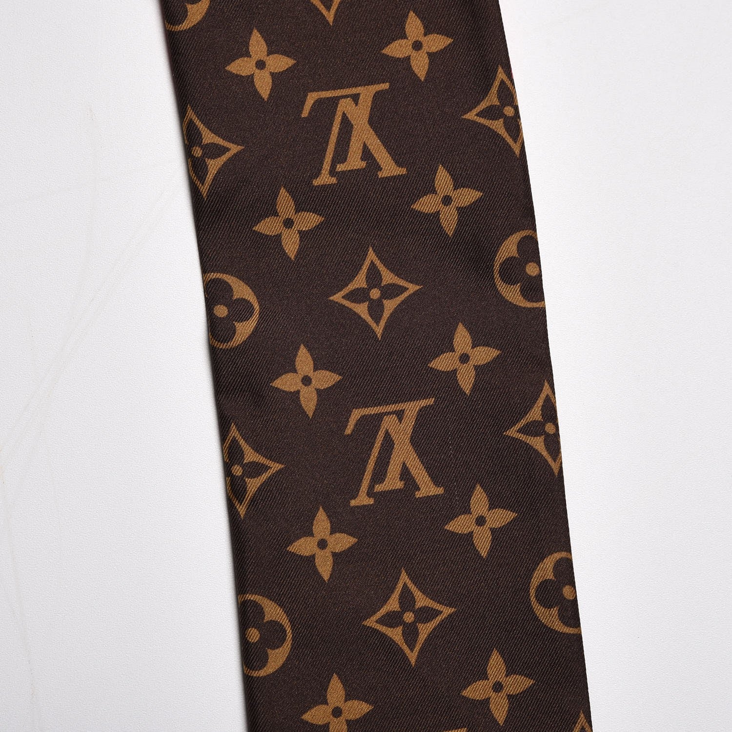 Louis Vuitton Silk Monogram Trunks Bandeau Rose Poudre 6 of 6