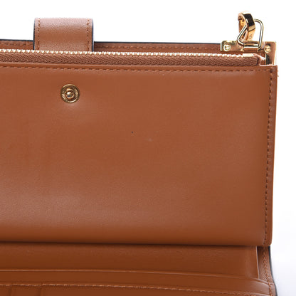 MCM Calfskin Patricia Strap Wallet Cognac 9 of 11