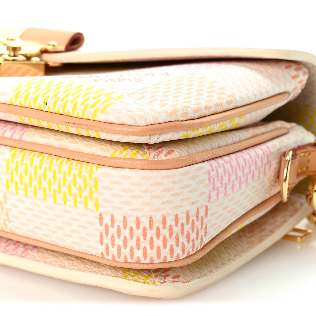 Louis Vuitton Damier Giant Pochette Metis East West Peach 9 of 10