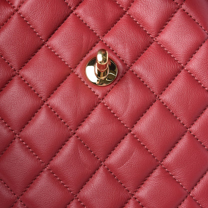 Chanel Calfskin Quilted Mini Urban Spirit Backpack Red 10 of 12