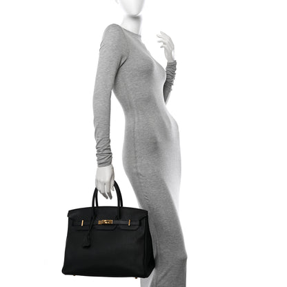 Hermes Togo Birkin 35 Black 2 of 11