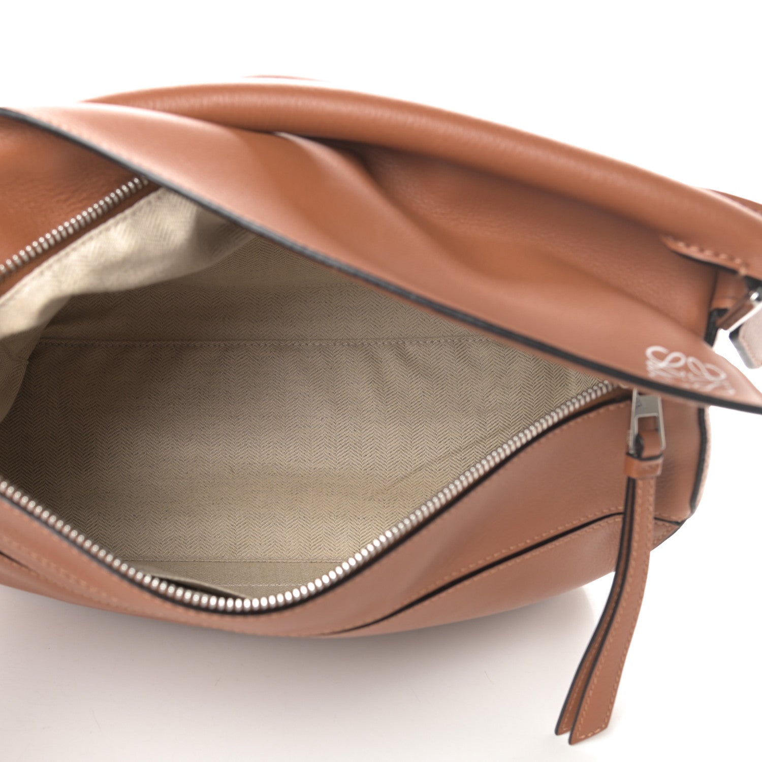 Loewe Calfskin Medium Puzzle Bag Tan 5 of 11
