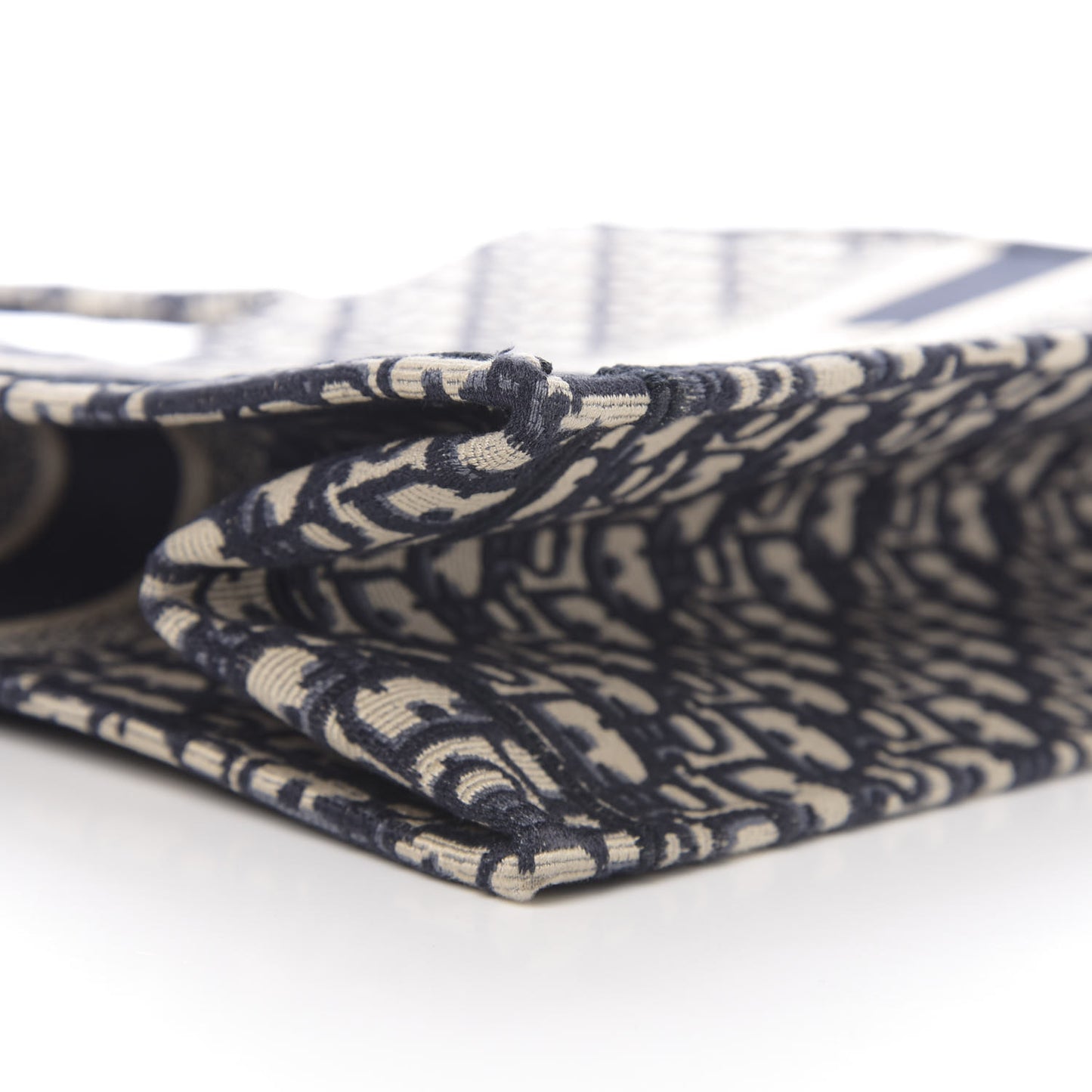 Oblique Book Tote Blue Multicolor