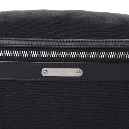 Saint Laurent Canvas Calfskin City Belt Bag Black 8 of 8
