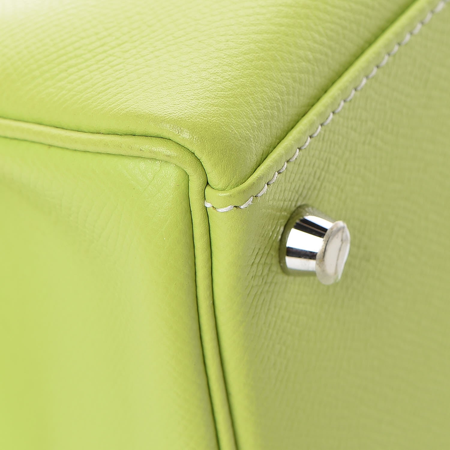 Hermes Epsom Candy Kelly Retourne 32 Kiwi Lichen 36 of 39