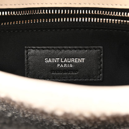 Saint Laurent Tweed Calfskin Matelasse Monogram Medium Niki Chain Satchel Ivory 7 of 11