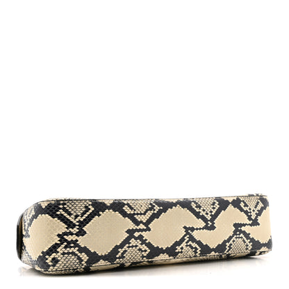 Khaite Calfskin Python Embossed Simona Shoulder Bag Natural 4 of 9